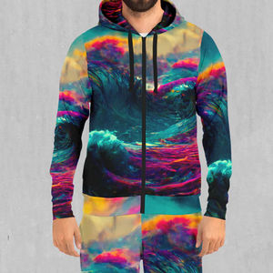 2025-26 vente en gros prix hiver survêtements logo personnalisé Tech polaire coton hommes sublimation impression survêtement avec OEM - Product Image 4