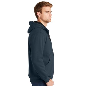 Sudadera con Capucha y Cremallera Completa, Forro Térmico, Color Azul Marino - Product Image 3