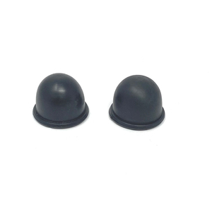 Tapas de protección de goma para muelles de horquilla delantera para Lambretta C + LC (se venden en pareja) - Product Image 1