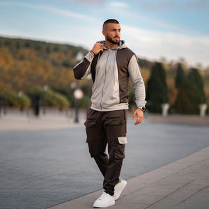 Vente chaude 2025, survêtement en polyester respirant à imprimé graphique d'hiver, streetwear personnalisé, impression 3D en relief, 2 pièces, sweat-shirts et pantalons de jogging - Product Image 1