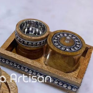 Bela Artisan Mabkhara de madera de lujo con juego de bandeja de logotipo grabado al por mayor accesorios de difusor de incienso y aromaterapia - Product Image 3