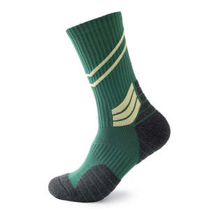 Chaussettes de sport d'équipage de compression de semelle éponge à coussin épais personnalisées chaussettes d'entraînement athlétique respirantes ODM fabriquées au Vietnam - Product Image 3