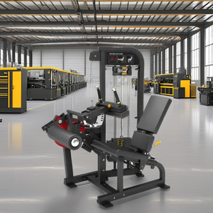Machine à flexions de jambes commerciale à charge par poulie en acier 70 kg – Durable, écologique, certifiée CE ISO9001, pour entraînement assis et couché - Product Image 6