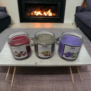High Demanded Multiple Fragrances Clear Eco-Friendly Soy Wax Aromatherapy <b>Candles</b> Jars <b>for</b> Holiday Bars Home Decor Air - Product Image 6