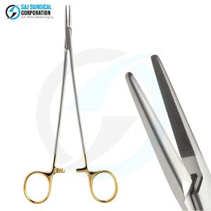 Steel Manual Debakey Needle <b>Holder</b> Precision Surgical Instrument for <b>Controlled</b> Needle Handling in Delicate Medical Procedures - Product Image 2