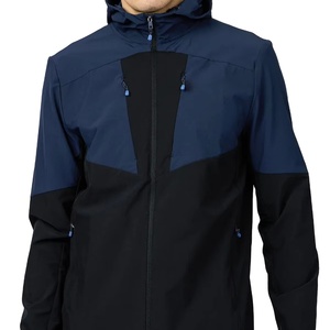 Chaqueta Cortavientos Impermeable con Capucha para Hombre, 100% Algodón, Secado Rápido, para Correr, Entrenamiento, Deportes, Gimnasio - Product Image 1