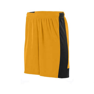 Pantalones cortos de baloncesto con estampado transpirable unisex recién llegados al por mayor 100% poliéster con bolsillos con cremallera logotipo personalizado con nombre del equipo estampado - Product Image 4