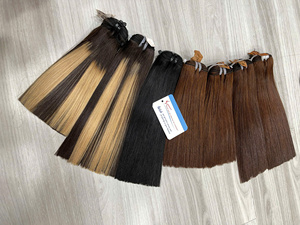 Extensiones de cabello liso de hueso de Color alineado con cutícula de cabello crudo de gran oferta 2025, precio directo de fábrica, envío directo - Product Image 2