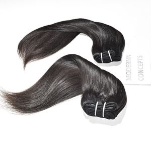 Remy virgen cutícula alineada sin proveedor procesado químico natural sin piojos paquete recto templo humano extensiones de cabello vietnamita - Product Image 4