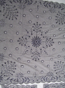 Decorative Handicraft Net Embroidery Table Cover Handmade Elegant <b>Tablecloth</b> for Dining Weddings and Home Decor - Product Image 3