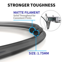 Filament PLA mat Geeetech 14 couleurs 1,75 mm Bobine de 1 kg Recharge PLA mat 10 rouleaux PLA mat noir 10 kg