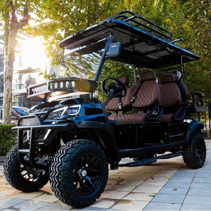 Precio competitivo Motor de CA accionado por la parte trasera 5000W Carro de golf eléctrico 6 plazas - Product Image 6