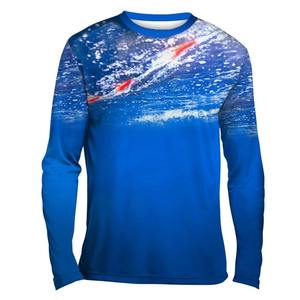 Al Aire Libre de poliéster de algodón camisas de los hombres Slim Fit protección solar al por mayor de manga larga de pesca Jersey camisas para hombres - Product Image 5