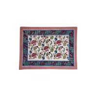 Bloc à main exquis imprimé coton toile tapis de Table ensemble mariage moderne bien conçu couture 2 approvisionnement en vrac tapis de Table basse