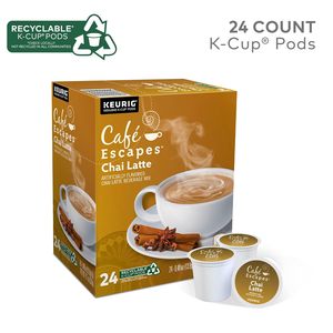 Café Escapes Chai Latte, dosettes K-Cup individuelles Keurig, lot de 24 - Product Image 5