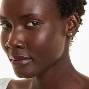 Cushion Shape Diamond <b>Stud</b> Earrings - Product Image 5