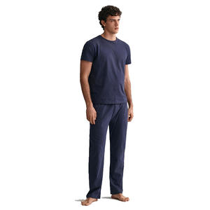 Trajes Deportivos de Verano para Hombre, Transpirables, Ligeros, 100% Algodón, Fabricados en Fábrica, Estilos de Moda, Precio Competitivo, Nueva Moda - Sólido - Product Image 1