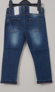 กางเกงยีนส์เด็กชายฤดูหนาวกระเป๋าใหม่ยืดหยุ่นลดอายุขาตรงเล็กกางเกงลําลองอเนกประสงค์สําหรับเด็กผู้ชายจากบังกลาเทศ - Product Image 3