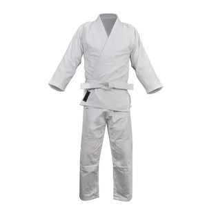 Conjunto de uniforme de Karate de algodón Premium cinturón ligero duradero transpirable secado rápido Unisex adulto artes marciales Gi para entrenamiento - Product Image 4