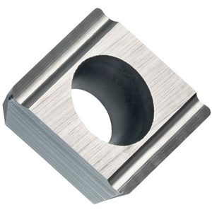 Inserto de Torneado Indexable ISO CPGX 080304FL-JRTT010, Diámetro del Orificio 3.4mm, Gris, Paquete de 10, para Herramientas de Torneado - Product Image 1
