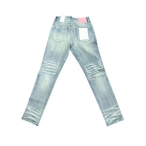 Customizable <b>Stretch</b> Washed <b>Black</b> Skinny <b>Jeans</b> Breathable Solid Pattern for Fall Winter Spring Denim Straight Style - Product Image 4