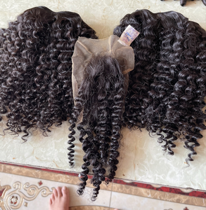 Extensions naturelles Remy, cheveux humains, frisés, bouclés, indiens, vente en gros - Product Image 2