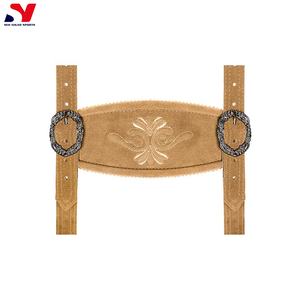 Trachten Oktoberfest alemán bávaro de cintura alta Lederhosen estilo deportivo tela larga Bundhosen Trachten prendas - Product Image 5