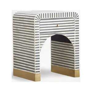 Mesa con incrustaciones de hueso de nuevo diseño, cómoda hecha a mano, mesa con incrustaciones de hueso, escritorio de dormitorio, muebles de sala de estar - Product Image 6