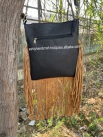 Nouveau sac à main en cuir véritable style western avec fourrure animale, sac à bandoulière pour femme avec pierres précieuses et franges, look classique et royal, sac tissé