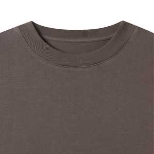 Sudadera Deportiva para Hombre al por Mayor, Hombros Caídos, Felpa Francesa de Algodón, Logotipo Personalizado, Sudadera Lisa, Sudadera con Cuello Redondo - Product Image 4