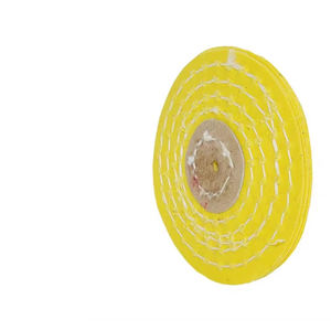 Alta calidad 2,5 "amarillo Razor Edge algodón pulido ruedas de pulido al mejor precio - Product Image 4