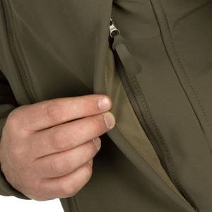 Chaqueta Softshell de Invierno Personalizada al por Mayor, Tallas Grandes, Forro Polar de Poliéster, Cuello Alto, Múltiples Bolsillos, Diseños Frontales, OEM, Resistente al Viento - Product Image 5