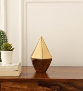 Boîte à bonbons en aluminium fini or et noir pour cadeau Nouvelle forme géométrique Récipient alimentaire en métal Boîte de rangement pour fruits secs avec couvercle - Product Image 6