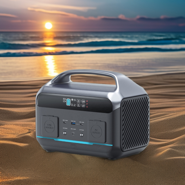 300W Lightweight Portable Power Station with USB & AC Output for Outdoor Camping, Travel & Emergency Backup