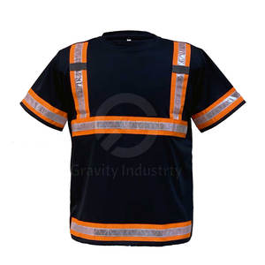 T-shirt de sécurité haute visibilité pour hommes, fabriqué dans les meilleurs matériaux, directement de l'usine, personnalisable, respirant, de haute qualité - Product Image 2