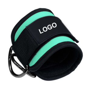 Material de PU y neopreno de alta calidad, máquina de cables para gimnasio, correas de tobillo, logotipo personalizado, cinturón de entrenamiento, seguridad para Fitness, gran oferta - Product Image 5