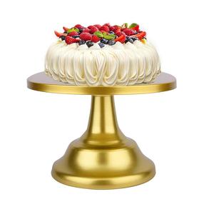 Stainless Steel Cake <b>Stand</b> with Gold Metal Base Dessert <b>Cupcake</b> Pastry Candy Display for Wedding Birthday Party Event - Product Image 5