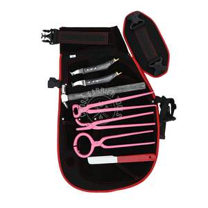 Herramientas Profesionales para el Cuidado de Cascos de Caballos con Delantal, Cortacascos, Pinza para Clavos, Probador de Cascos y Cuchillo de Latón con Hoja Curva Afilada - Product Image 5