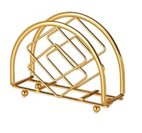 Porte-serviettes doré Porte-mouchoirs en métal bon marché Porte-serviettes en métal personnalisé et boîtes à mouchoirs Fournisseurs Inde