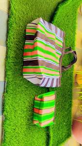 Large Eco-Friendly Recycled PP Zipper Bags Sustainable Polypropylene Plastic Bulk Supply Made in India for Shopping <b>Laundry</b> - Product Image 4