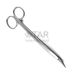 Ciseaux Dean 6.75 pouces Instruments médicaux chirurgicaux Ciseaux d'opération dentaire ORL de qualité supérieure Lames incurvées en acier inoxydable - Product Image 4