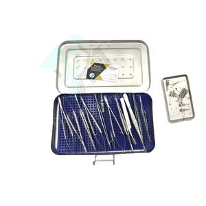 Conjunto de instrumentos de microcirugía de acero inoxidable alemán, conjunto de instrumentos de microcirugía para cirugía Vascular - Product Image 2