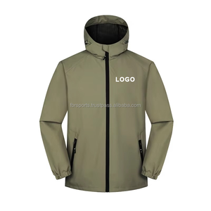 <b>Men</b> Athletic Windbreaker <b>Jacket</b> Quick Dry Breathable Fitness <b>Running</b> Jogging Sports <b>Jacket</b> with Custom Logo - Product Image 2