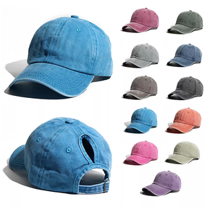 2025 Nueva gorra de béisbol deportiva de 6 paneles al por mayor para hombre lavado con ácido 100% algodón gorras deportivas estilo de moda patrón de letras - Product Image 6