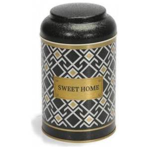 ฝาโดม105มม. X 150มม. ดีไซน์ลายเส้นเรขาคณิตสีดำ1.2L แบบไร้รอยต่อฝาโดมสลักลายนูนรีไซเคิลได้ - Product Image 1