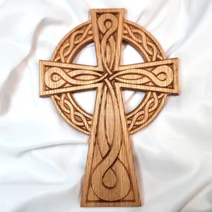ไม้กางเขนศักดิ์สิทธิ์ทำจากไม้ไม้กางเขนออร์โธดอกซ์ทางศาสนาสำหรับตกแต่งจิตวิญญาณ - Product Image 2
