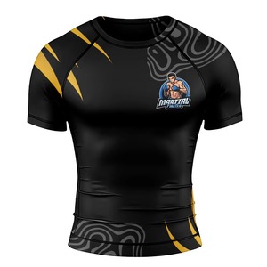 เสื้อเชิ้ตแขนสั้นสำหรับผู้ชายเสื้อใส่ออกกำลังรัดรูปแขนยาวปรับแต่งได้ - Product Image 1