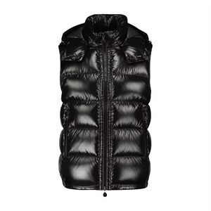 2025 Breathable <b>Mens</b> Puffer <b>Vest</b> Custom Logo Sleeveless Glossy Jacket Shiny Bubble <b>Winter</b> Outerwear Waterproof Puffer <b>Vest</b> - Product Image 1