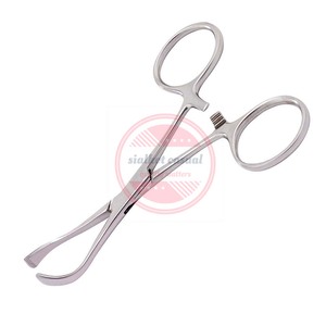 Pinzas de alta calidad, logotipo personalizado, abrazadera de toalla médica de acero inoxidable - Product Image 3