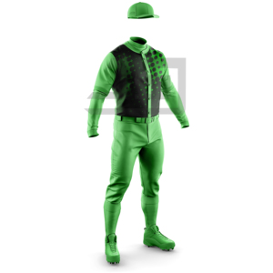 Ensemble professionnel tricoté respirant uni à manches courtes, maillot de baseball et pantalon, pour l'entraînement scolaire, club et ligue - Product Image 5